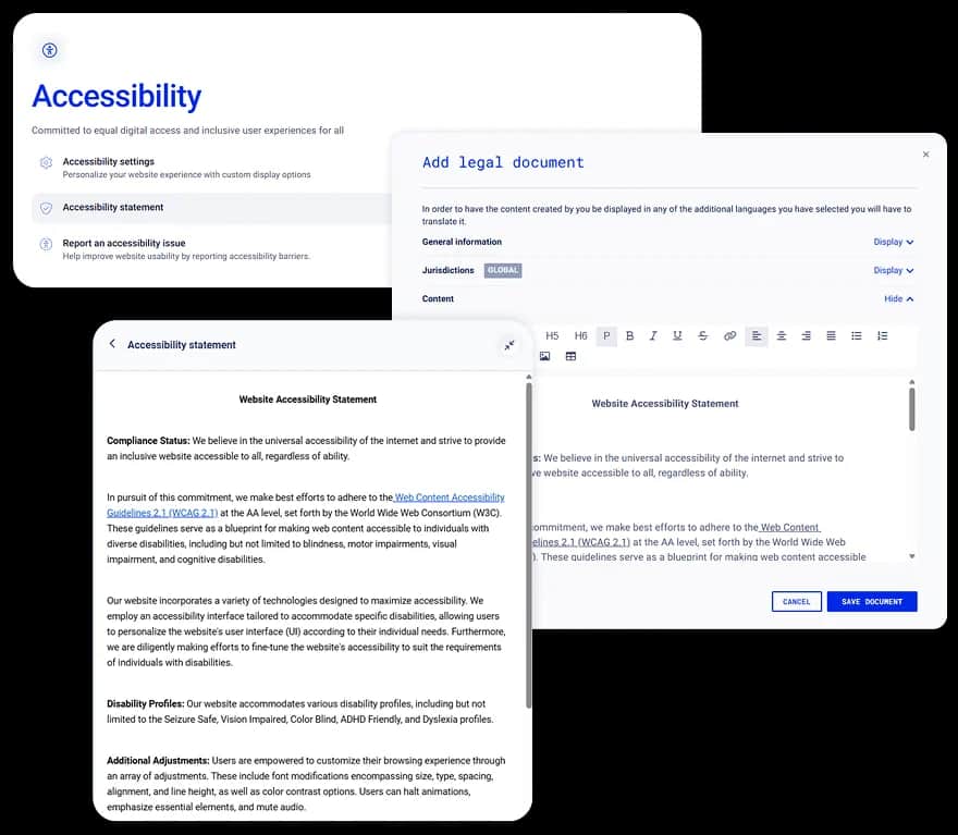 Accessibility Statement Hero image