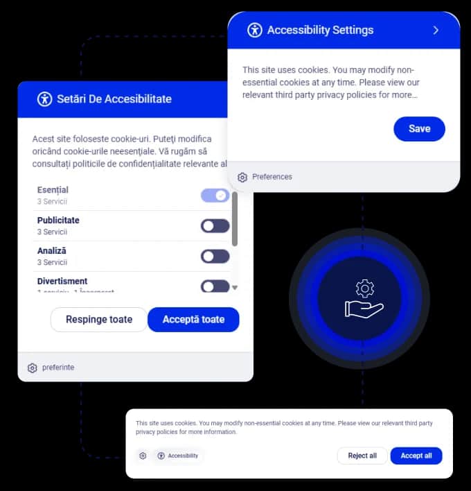 Clym widget visual manual configuration
