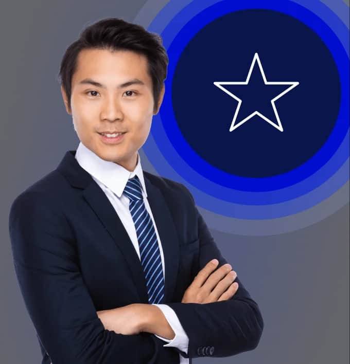 Man smiling at camera