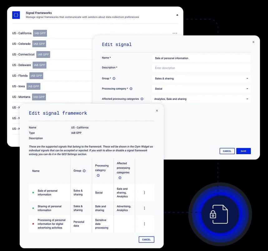 Clym Global privacy protocol platform hero image