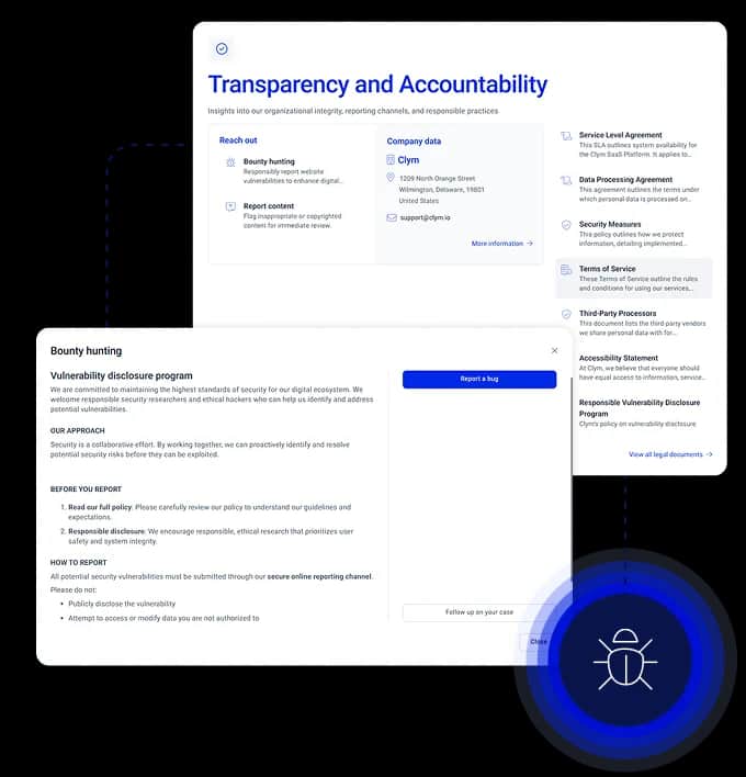 Clym key capabilities visual
