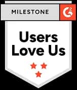 Users Love Us G2 badge
