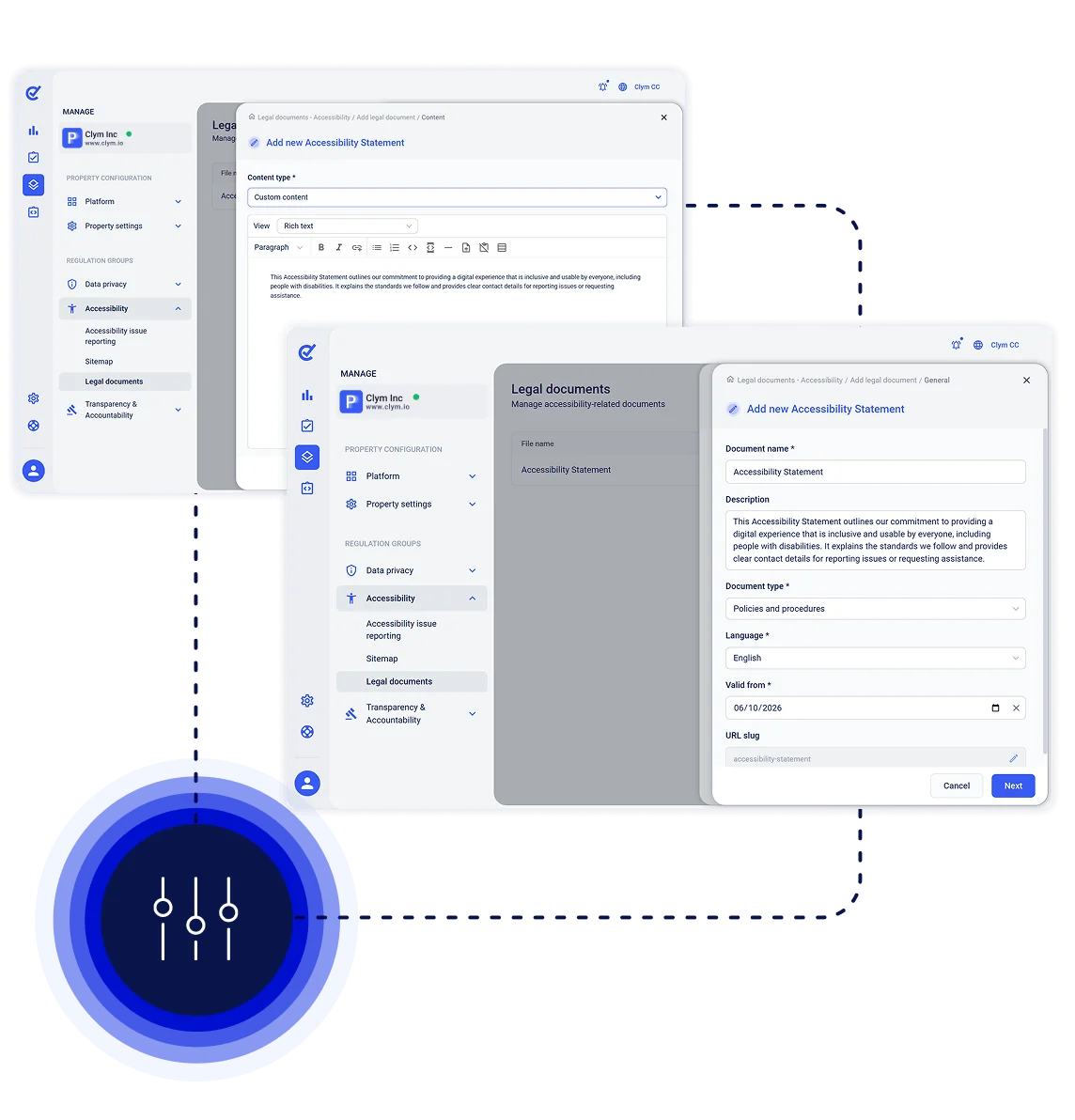 Accessibility Statement Flexible Configuration