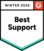 Best Support G2 badge