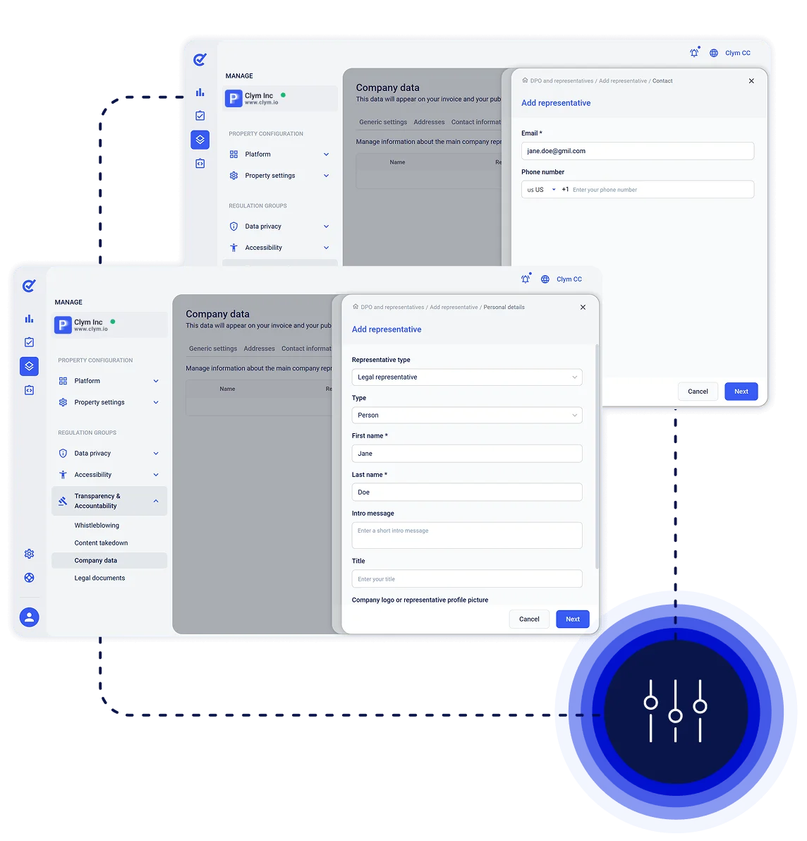 Company Data Flexible Configuration