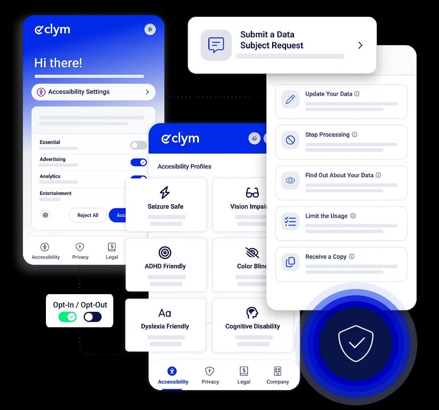 Clym widget visual