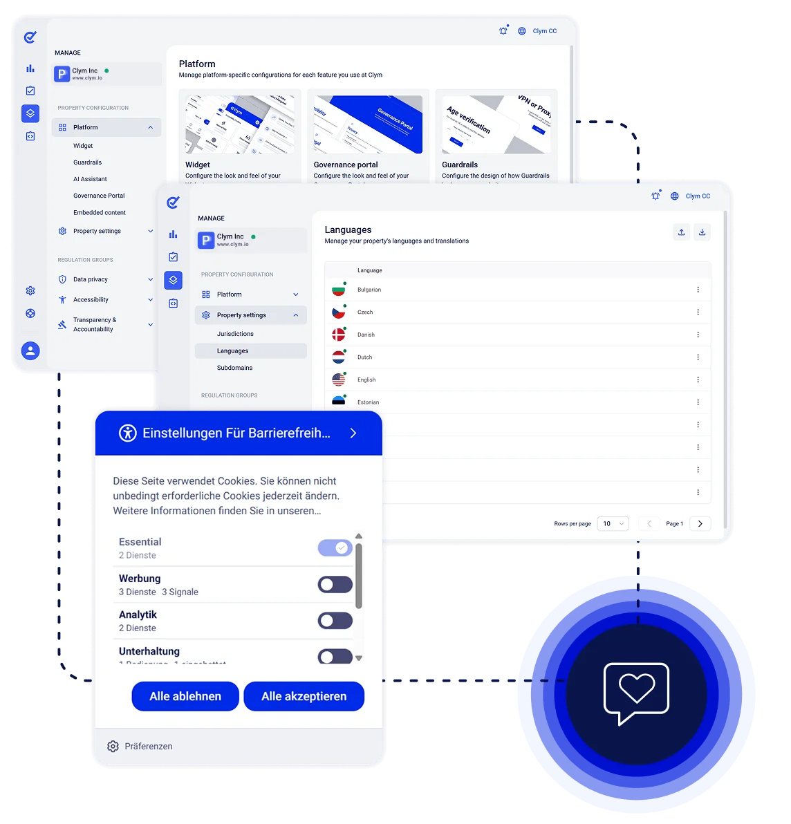 Localization Flexible language support